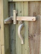 Image result for Wooden Double Gate Latch