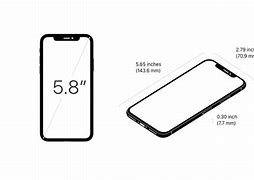 Image result for iPhone X Width