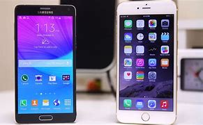 Image result for Samsung Galaxy Note 4 vs iPhone 6