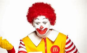 Image result for Sad Ronald McDonald