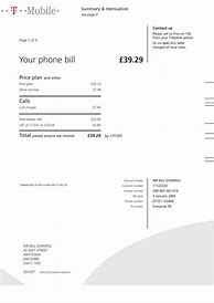 Image result for Cell Phone Bill Template