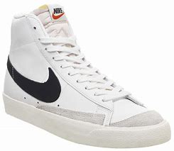 Image result for White Leather Nike Blazers