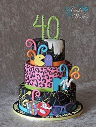 Image result for 80s Birthday Cake