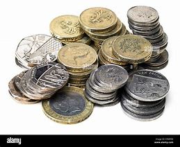 Image result for Pile of British Coins