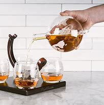 Image result for Modern Whiskey Decanter Set