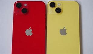 Image result for Gold iPhone 14 Yellow Vs. Red