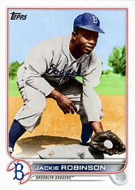 Image result for Topps Jackie Robinson Card