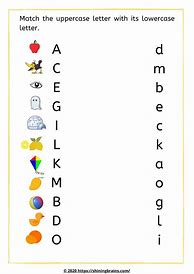 Image result for Worksheet Alphabet Words for Each Letter