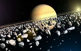 Image result for saturn asteroids impacts