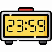 Image result for Digital Time Clock Icon