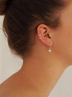 Image result for Small Hoop Earrings with Charms