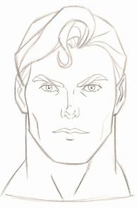 Image result for How to Draw Superman Face