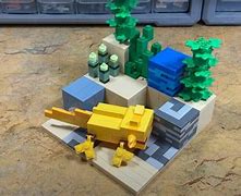 Image result for LEGO Minecraft Axolotl