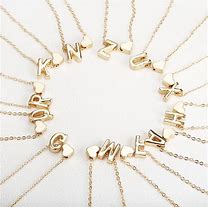 Image result for Letter Necklaces for Girls