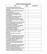 Image result for Conference Room Checklist Template