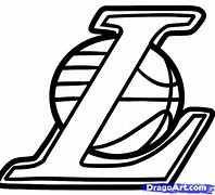 Image result for Lakers Line Drawing Trophy