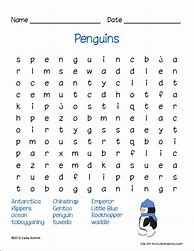 Image result for Penguin Word Search Puzzles
