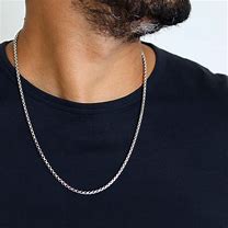 Image result for Men's White Gold Necklace