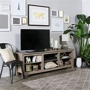 Image result for TV Stand Desk Combo for Small Places