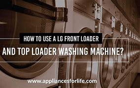 Image result for Front View of Top Load LG Washer