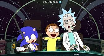 Image result for Rick and Morty Sonic