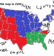 Image result for Map of the United States in Year 2100