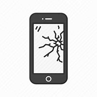 Image result for Cracked Phone Icon