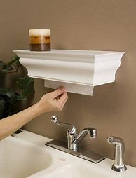 Image result for Wood Under counter Paper Towel Holder