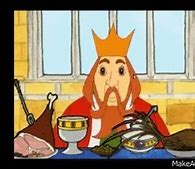 Image result for King Eating an Apple