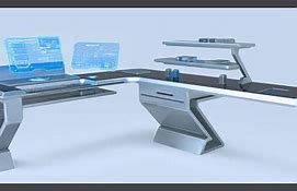 Image result for Futuristic Desk Consoles