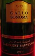 Image result for Gallo Family Gallo Sonoma Cabernet Sauvignon Frei Ranch