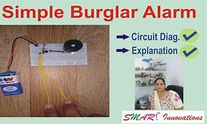 Image result for Burglar Alarm Circuit Diagram