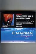 Image result for Canadian Classic Silver Cigarettes