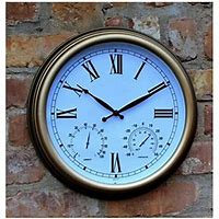 Image result for Outdoor Roman Numbers Waterproof Clocks
