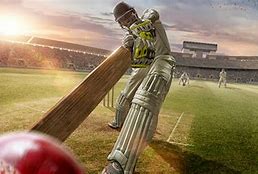 Image result for A Person Hitting the Ball with Bat Cricket