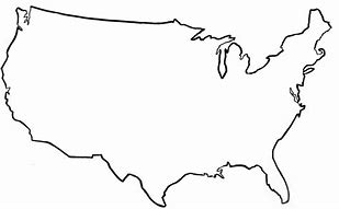 Image result for United States of America Outline