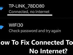 Image result for Wi-Fi Connected but No Internet