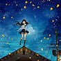 Image result for Anime Girl Wallpaper Night Time