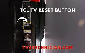 Image result for Reset Button Tcl TV 32