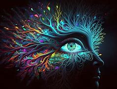 Image result for Aesthetic Psychedelic Face