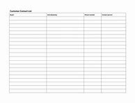 Image result for Free Printable Blank Phone List Template