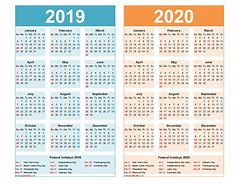 Image result for 2019 2020 Colored Calendar