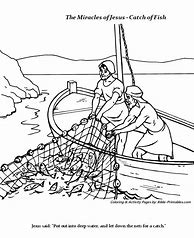 Image result for Jesus and Fishermen Coloring Pages