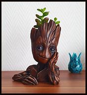 Image result for Baby Groot in a Flower Pot Machine Embroidery Design