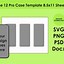 Image result for iPhone 8 Template 3D Printable