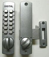 Image result for Mechanical and Electrical Door Lock