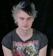 Image result for Michael Clifford Skunk Hair