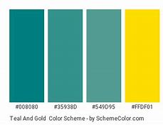 Image result for Teal and Gold Color Palette