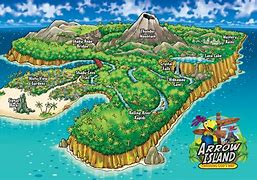 Image result for Island Map Cartoon