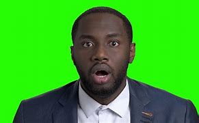 Image result for Shocked Face Green screen